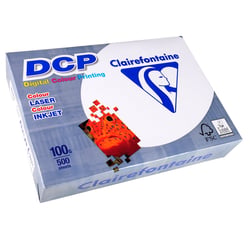 Lot de 5 Ramettes de 500 Feuilles de Papier 100g A4 Certifié FSC Blanc CLAIREFONTAINE