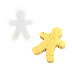 Moule en silicone 12,5cm x 10cm x 3cm - Bonhomme de pain d’épices