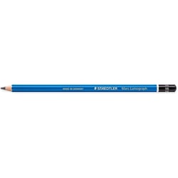 Crayon graphite STAEDTLER Mars Lumograph 100 - Mine 2 mm - Dureté 9B - Bleu - Lot de 12