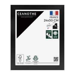 Cadre photo Design Éternel noir 24x30 cm