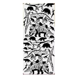1 planche de stickers autocollants peel off doré DINOSAURE 5803