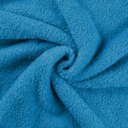 Tissu Eponge légère 340 g/m² uni Bleu turquoise