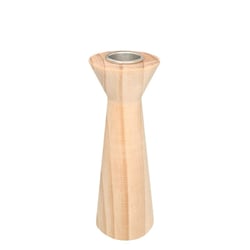 Bougeoir en bois 15 x 5,5 cm