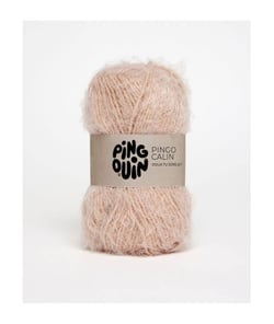 Pelote à tricoter PINGO CALIN - certifié Oeko-Tex - Pingouin Rose Des sables