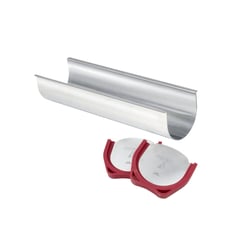 Gouttière à bûche inox - 300 x 85 x 68 mm - contenance 1,5 L