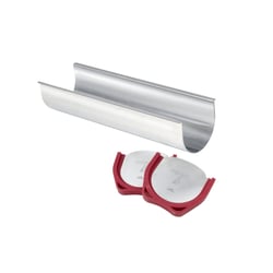 Gouttière à bûche inox - 300 x 85 x 68 mm - contenance 1,5 L