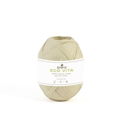 DMC - Raphia Eco Vita Raffia 50g Tricot Crochet Tissage Macramé Col. 032 beige