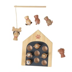Jeu de peche à la ligne chien - Egmont Toys - Beige