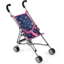 Mini-Buggy ROMA Papillons rose bleu pour poupée