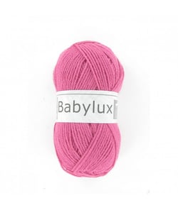 Laine à tricoter BABYLUX de Cheval Blanc Rose (202 - Rose bonbon)