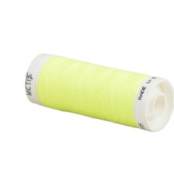 Bobine fil polyester 200m Oeko Tex fabriqué en Europe jaune fluo