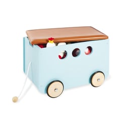 Coffre a jouets a roulettes Jim Menthe