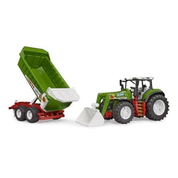 Roadmax tracteur avec chargeur avant et remorque basculante