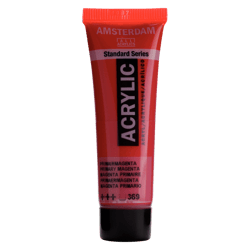 Peinture acrylique en tube - Magenta primaire - 369 - Amsterdam - 20ml