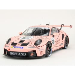 Voiture miniature de collection - IXO - Porsche 911/992 GT3 Cup Brands Hatch 2023 No90 Malin - Échelle 1/18 - Monté métal
