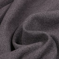 Tissu Drap de manteau uni Gris anthracite