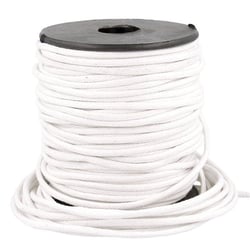 Bobine 35m cordelière aspect cuir 2mm blanc