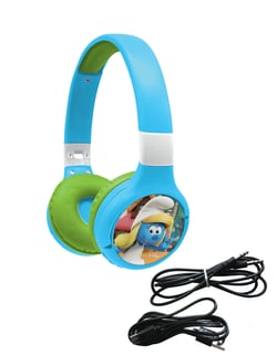 Casque 2 en 1 Schtroumpfs Bluetooth et Filaire avec limitation de son