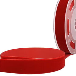 Bobine 10m Velours haute densité rouge