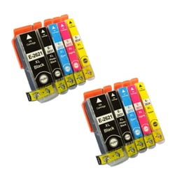 Pack de Cartouches Encre Compatibles Epson T2636 26XL Couleur Noir Cyan Magenta Jaune