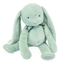 Peluche Lapin Méloé vert sauge 56 cm - Maïlou Tradition