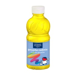 Bouteille De Peinture Gouache Liquide - Redimix - 250 Ml - Jaune Primaire - Lefranc Bourgeois