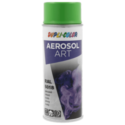 Spray de peinture - Vert jaune - RAL 6018 - Brillant - Tous supports - Aérosol Art