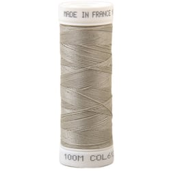 Fil à coudre polyester 100m made in France - platine 612