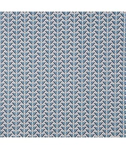 Tissu coton Géo Marita de 150 cm de largeur Prusse/bleu Multicolore vendu par 50 cm