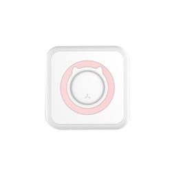 Mini Imprimante Photo Bluetooth Rose Avec Autocollants Haute Résolution YONIS