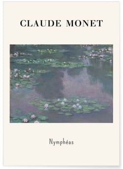 Affiche Claude Monet - Nymphéas | A3 : 29,7x42cm