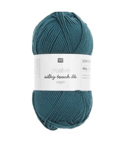 Fil à tricoter Creative Silky Touch Dk Vegan - 100gr - Rico Design 35 Vert Algue