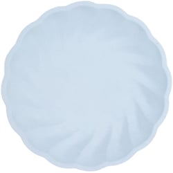6 Assiettes - Bleu Pastel