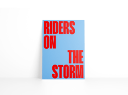 Carte de vœux - Riders on the storm