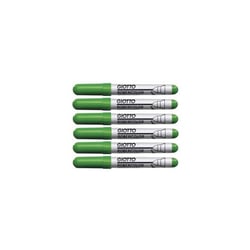 Lot de 6 marqueurs effaçables pointe ogive 5 à 7 mm - GIOTTO - Encre verte