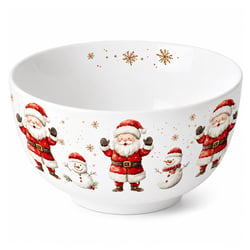Bol en porcelaine fine père Noël