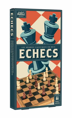 ECHECS BOIS VINTAGE
