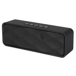 Enceinte Bluetooth Portable 5.0 TWS Son 3D Robuste 1200mAh 10h Autonomie Noir YONIS