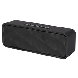 Enceinte Bluetooth Portable 5.0 TWS Son 3D Robuste 1200mAh 10h Autonomie Noir YONIS