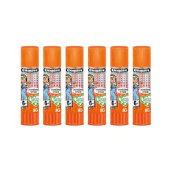 Lot de 6 tubes de colle - Transparent - Papier - Carton - Ecole - Cléopâtre - 8G