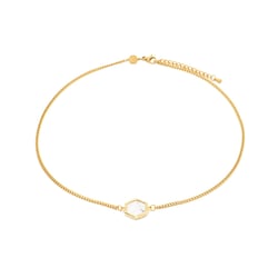 Collier Hexalia en pierres Howlite - Sloya