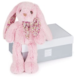 Peluche Lapin Rose 25 cm - Histoire d'Ours