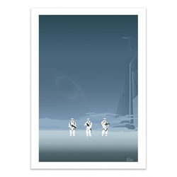 Affiche 30x40 cm - Scarif Storm Troopers - Turo