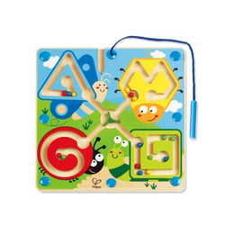 Labyrinthe magnetique insectes - Hape - Jaune