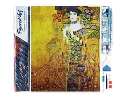 Diamond Painting Broderie Diamant Figured’Art 40x50cm toile entière roulée avec diamants carrés - Madame Bauer Klimt