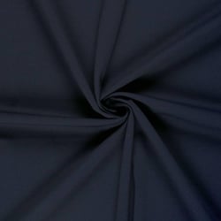 Tissu Jersey piqué lourd de viscose James uni Bleu marine