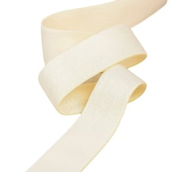 Elastique microfibre ultra doux écru au mètre