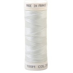 Fil à coudre polyester 100m made in France - bleu cie ondine 304