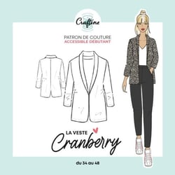 Patron Craftine Veste Cranberry - Format Papier