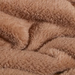 Tissu Doudou uni Beige